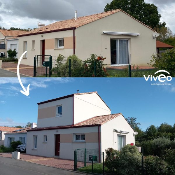 surélévation maison pornic