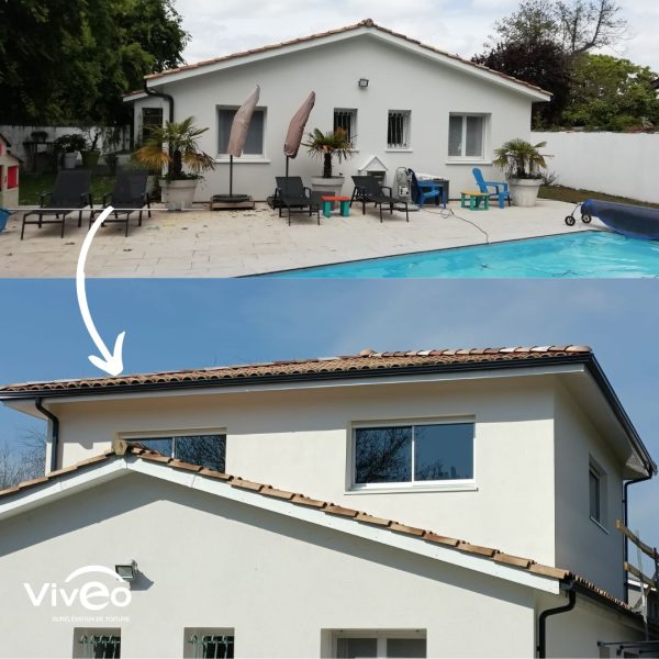 surélévation de toiture mérignac