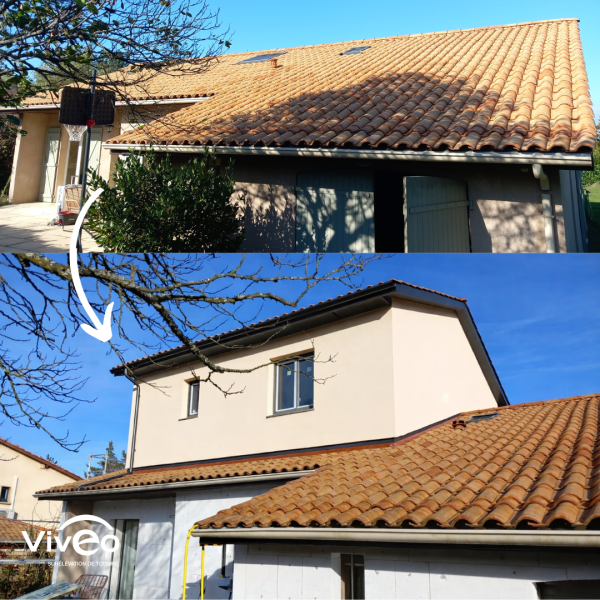 Surélévation de maison saint genis laval