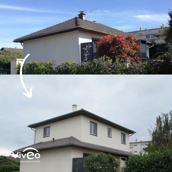 surélévation maison meyzieu