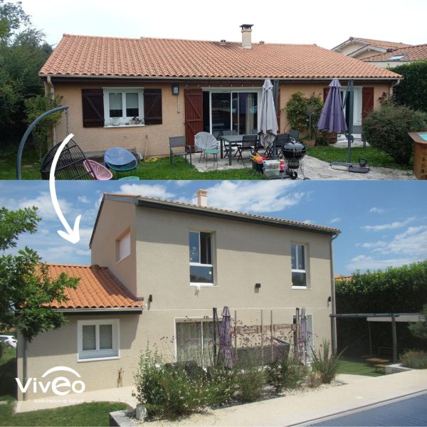 surélévation de maison Saint-Genis-Laval